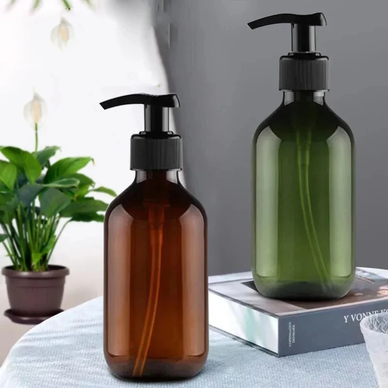300/500ml Portable Lotion Shampoo Dispensers Bathroom Shower Gel Holder Soap Dispenser Empty Bath Pump Refillable Bottles