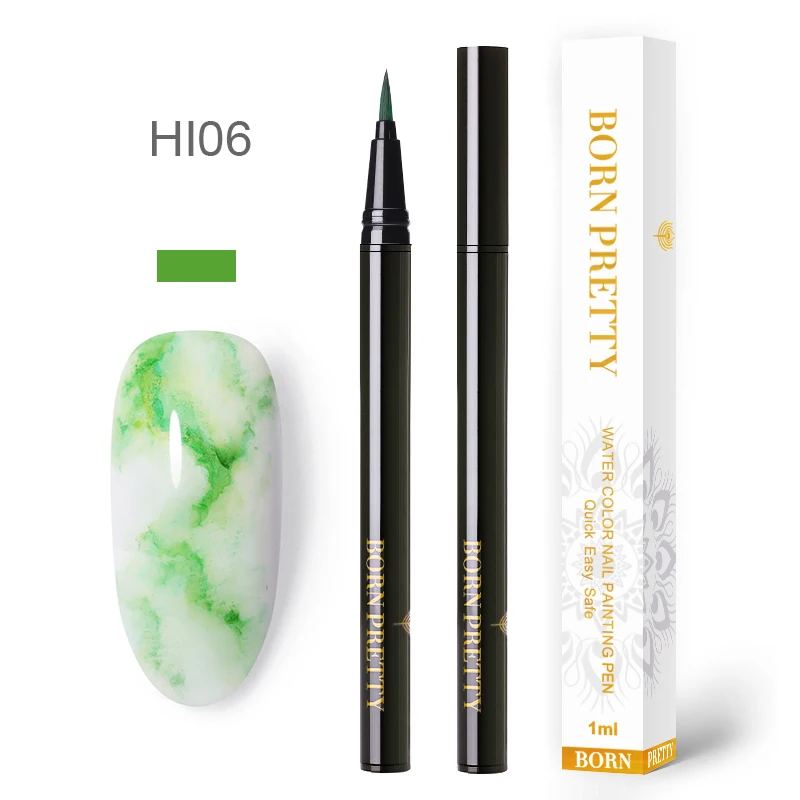 BP-HI06 Цветной лак для ногтей BORN PRETTY, цветной лак для ногтей, 1 мл, 12 цветов для маникюра своими руками - Цвет: BP-HI06