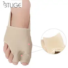 Стельки гель для пальцев ног разделитель пальцев при вальгусной деформации рельефная корректирующая накладка протектор рукав вальгусный бюнион ортопедический Уход за ногами костный палец