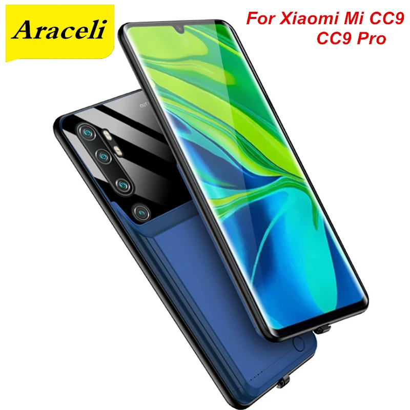 Аккумулятор Araceli 10000 мАч для Xiaomi Mi CC9 Pro чехол с зарядным устройством смартфона