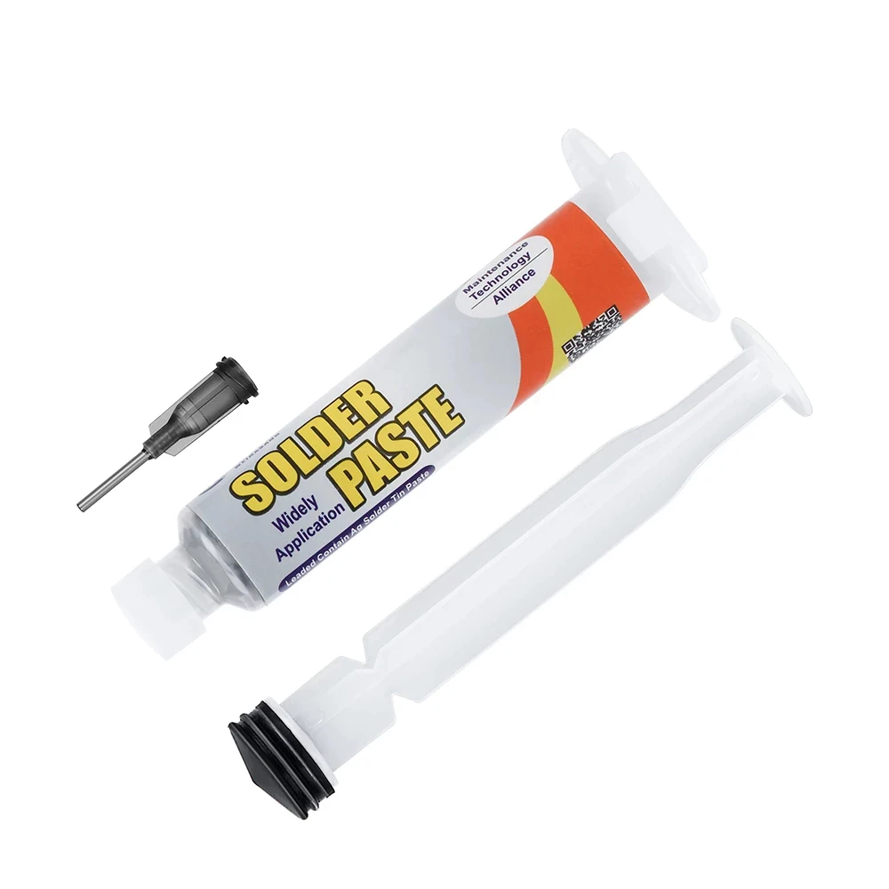 20g BGA Solder Tin Paste Syringe Welding Flux Melting Point 183℃ PCB SMD Soldering Repair Rework Tools