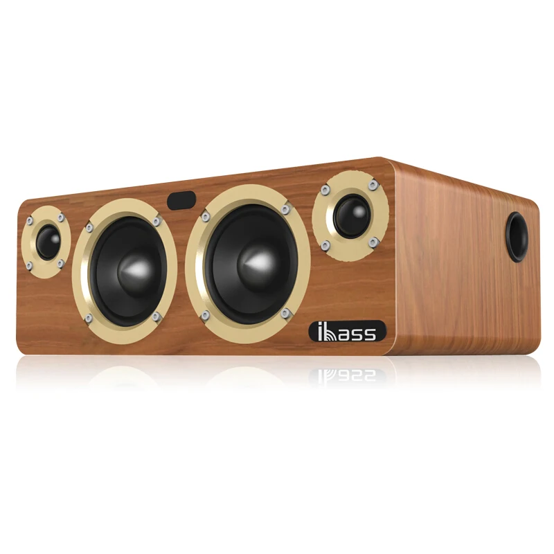 Настольный деревянный Bluetooth динамик HIFI без потерь TI3116 чип SPDIF коаксиальный U диск AUX для усилителя мощности ПК телефон тв громче динамик