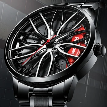 

2020 Men Watch NIBOSI Wheel Rim Hub Watch Custom Design Sport Car Rim Watches Waterproof Creative Watch Men Relogio Masculino