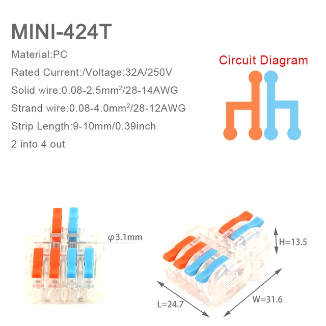 5PCS MINI 424TM