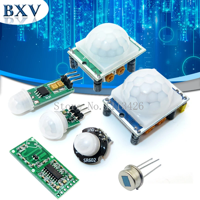 HC SR501 HC SR505 AM312 SR602 Регулировка ИК пироэлектрический инфракрасный Мини PIR модуль датчик движения Детектор модульный кронштейн для arduino|Интегральные схемы| | АлиЭкспресс