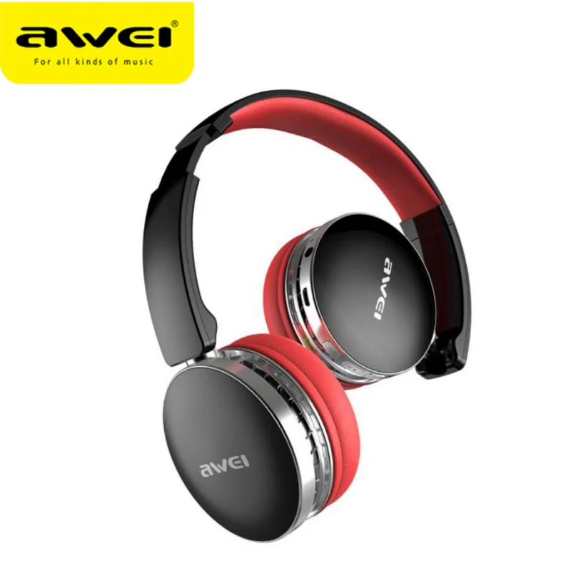 Складные Hi Fi стереонаушники AWEI A500BL с Bluetooth беспроводные наушники Спортивная