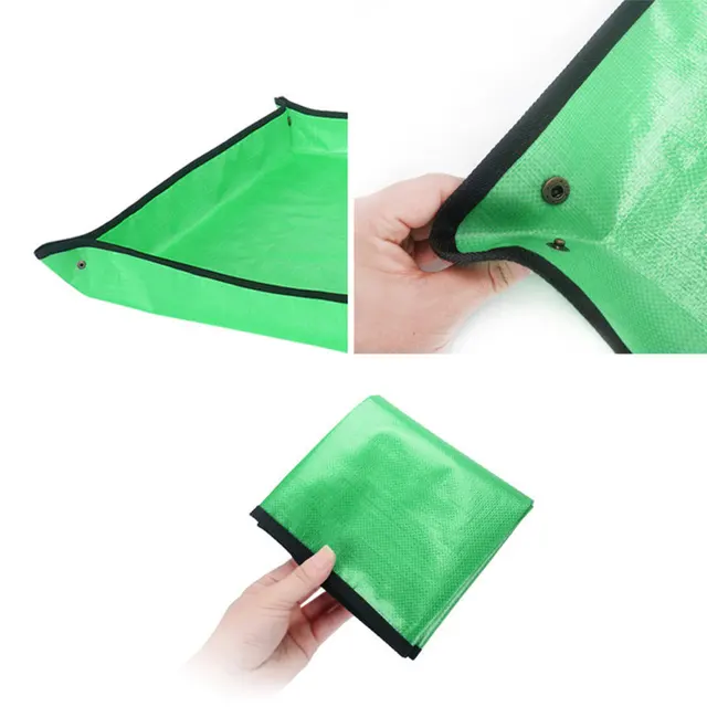 50/68/100 Cm -Es Ültetési Szőnyegek Pe Gardening Mat Green Pad Növény Erkély Super Light Újrahasznosítható Vízálló Virágkert Szőnyeg - Image 2