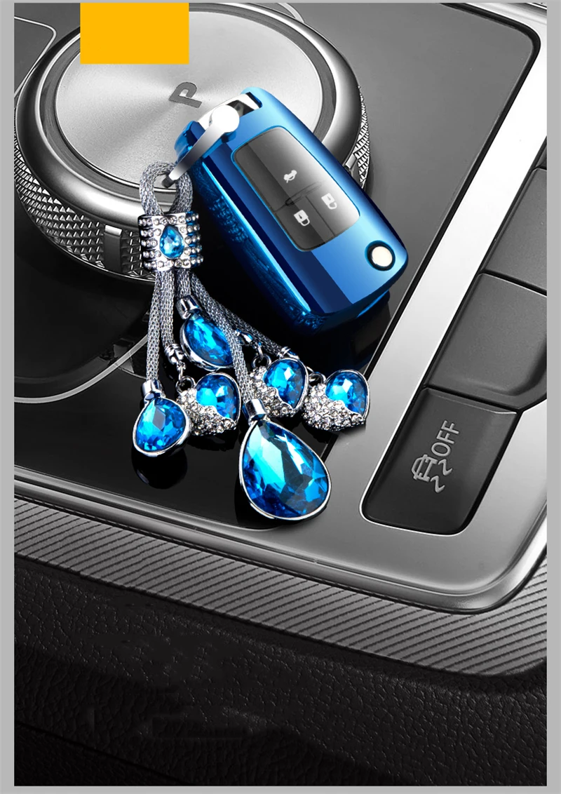 Забавный Мягкий ТПУ полный Чехол для ключа автомобиля чехол для Chevrolet для Cruze Aveo 2011 2012 Автомобильный откидной складной пульт дистанционного ключа аксессуары