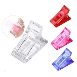 1/5/10 Pcs Nail Clip Acrylic Nail Plastic Finger Polish Extension Tips Quick Building UV Gel LED Manicure Art Builder Tool