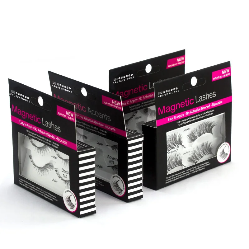Genailish 4 Magnetic Eyelashes Natural False Eyelash Magnetic Reusable 3D Fake Eye Lashes Extension Soft Eye Lash KS02-4