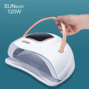 

120W Fast Curing Nail Dryer High Power LED UV Nail Lamp for All Gels Polish with Timer Auto Sensing Gel Light Nail Lamp Tools