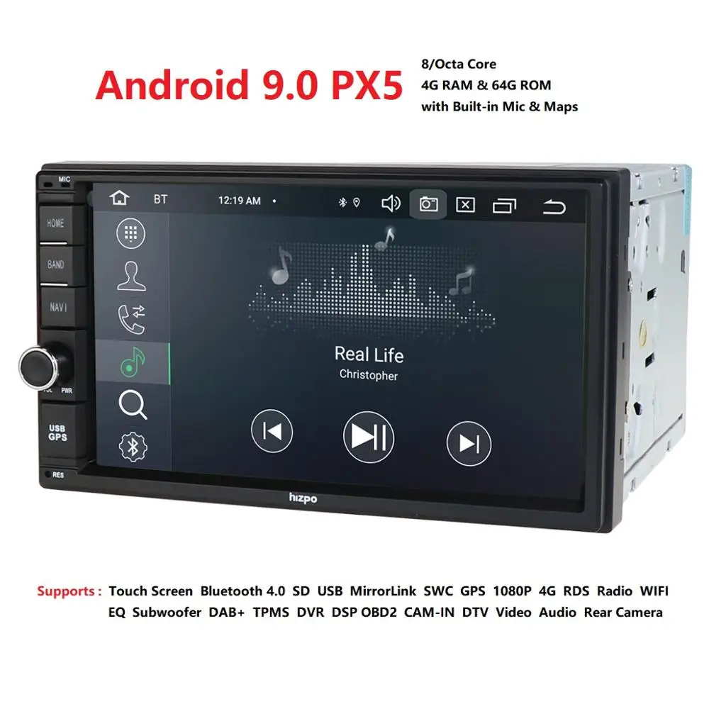 Cheap 4G RAM Android 9.0 Auto Radio Octa Core 7Inch 2DIN Universal Car NO DVD player GPS Stereo Audio Head unit Support DAB DVR OBD BT 0 Cheap 4G RAM Android 9.0 Auto Radio Octa Core 7Inch 2DIN Universal Car NO DVD player GPS Stereo Audio Head unit Support DAB DVR OBD BT 0