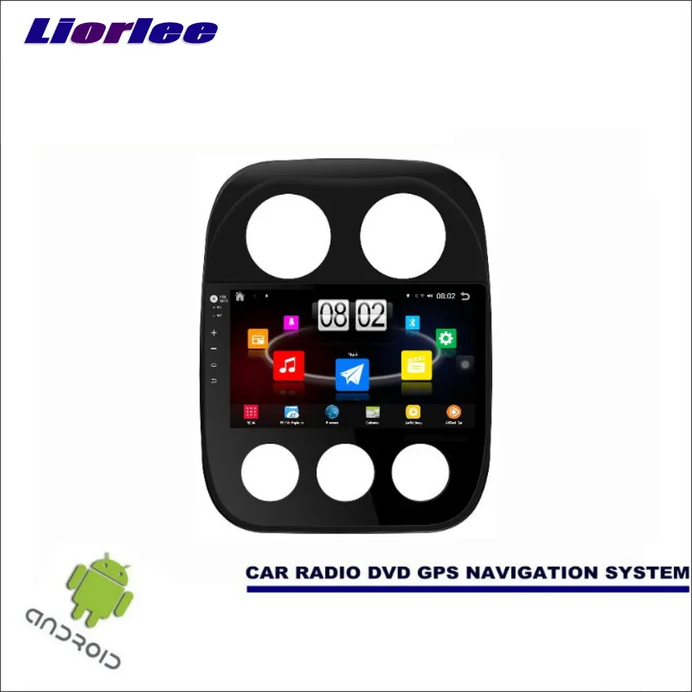 

Liorlee Car Android Player Multimedia For Jeep Compass/Patriot 2006-2016 Radio Stereo GPS Nav Navi ( no CD DVD ) 10" HD Screen