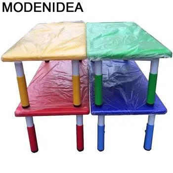 Kindertisch-Silla De plástico Infantil para Mesa De juego, Mesa De jardín De infantes