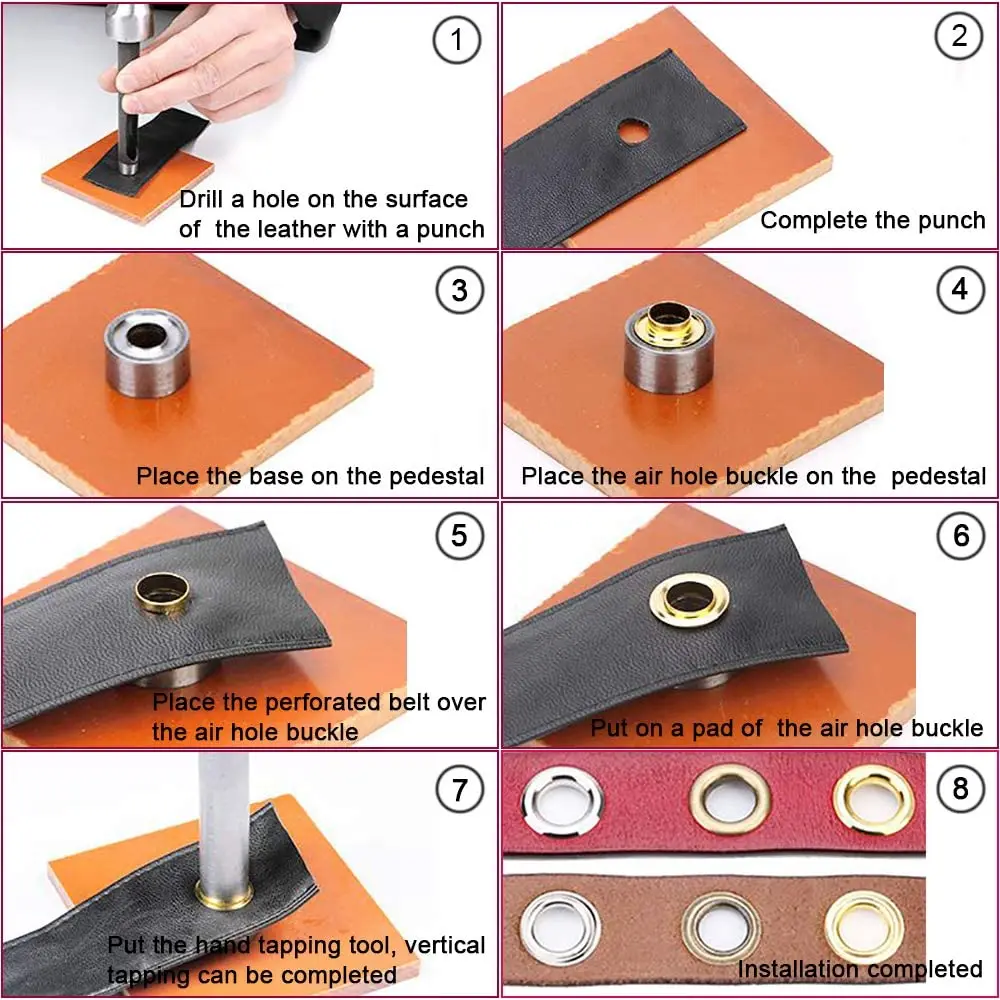 Tarps Tents Eyelet Kit Eyelet Button Hole Punch Kit Waterproof Tarpaulin  Curtain Awning Eyelet Button Kit Easy-to-use for Shoes - AliExpress