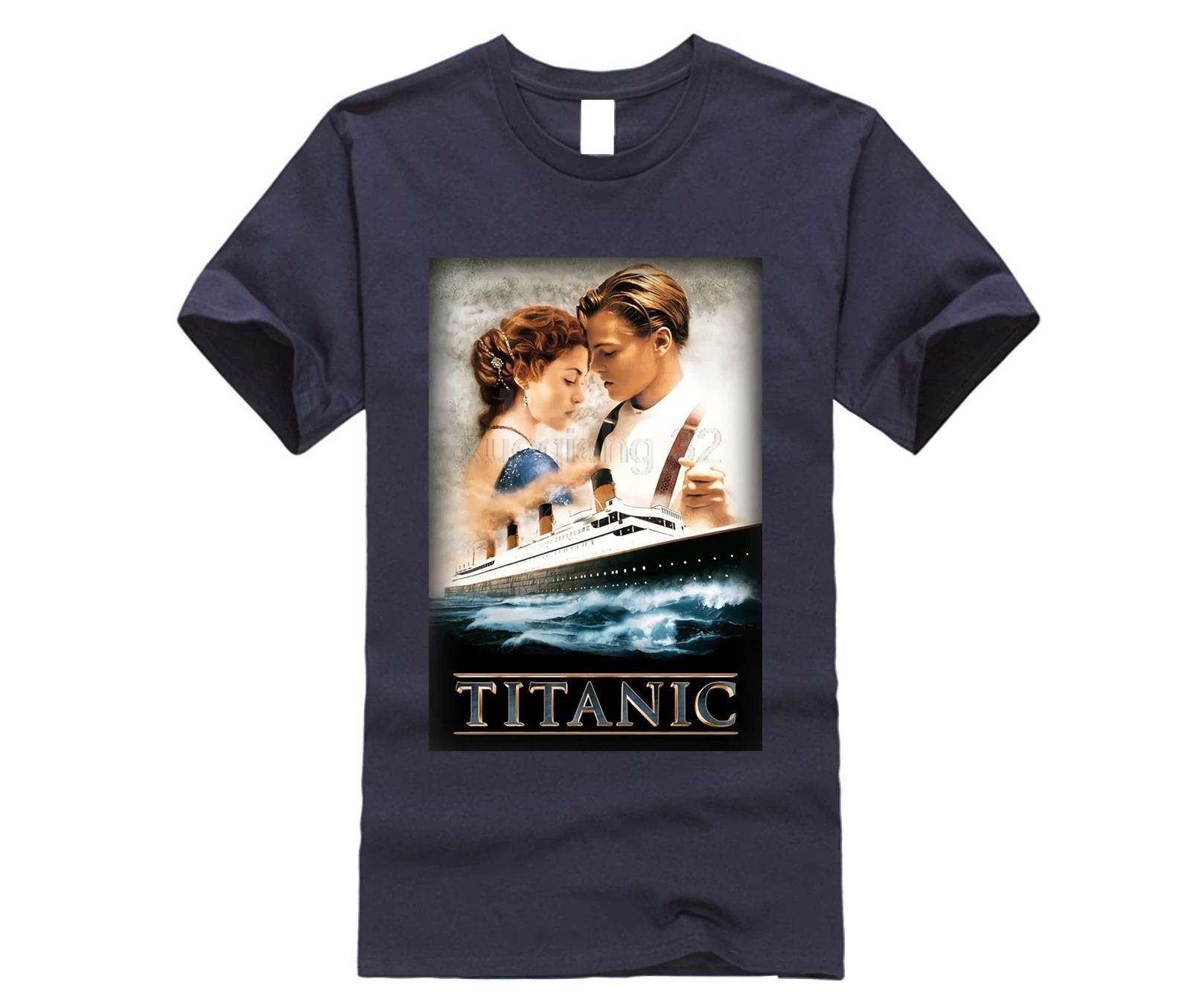 Vintage 1996 Titanic Movie Promo Black T Shirt Leonardo DiCaprio sz S 2XL Cool Summer Tees футболка|Футболки| |