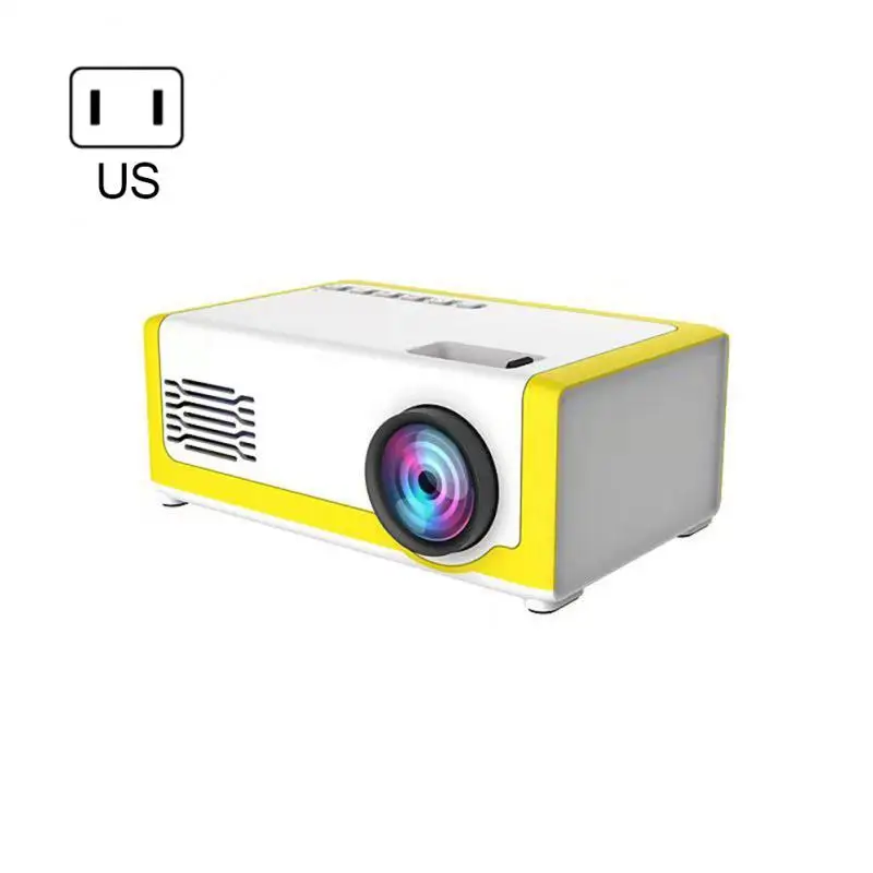 Usb de Áudio Mini Projetor Pixels Suporta 1080 p Yg-300 Hdmi Portátil Casa Media Player Vídeo Yg300 Led 320x240 10 High Quality Computador e Escritório