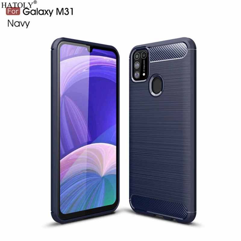 Чехлы для Samsung Galaxy M31 противоударные мягкие матовые прочные силиконовые чехлы из