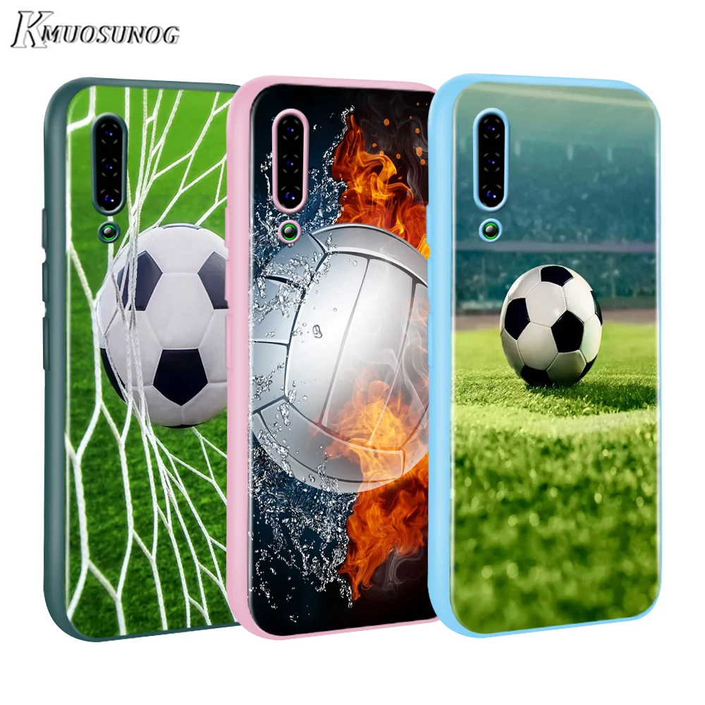 

Fire Football Baseus Candy Color Cover for Xiaomi Mi NOTE 10 9 8 Pro 9T SE A1 A2 A3 CC9 SE Lite F1 Phone Case
