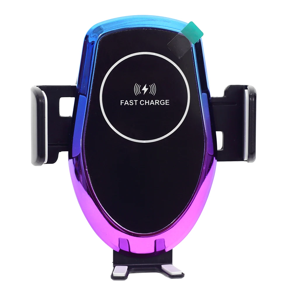 Интеллектуальное Сенсорное автомобильное зарядное устройство Dazzle color aurora 15 Вт Быстрая зарядка держатель для Iphone XS XR X huawei P30Pro