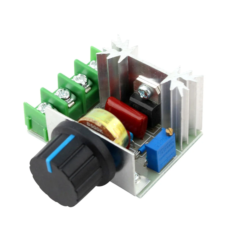 

220V Voltage Regulator 2000W SCR Regulator Power Supply Adjustable Power Supply AC 220V LED Dimmer Adjustable Speed Controller