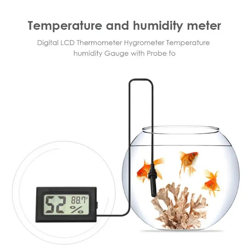 Цифровой ЖК-термометр гигрометр для помещений и улицы Измеритель температуры и влажности высокая точность для семейной лабораторной библиотеки