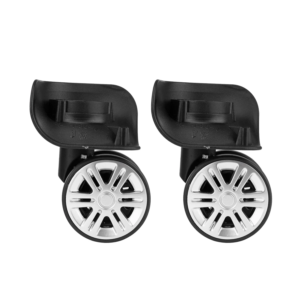 Brand New Durable 2x Dia PP Single Wheel Trolley Caster Pulley Suitcase
