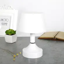

White Night Lamp With Eyes Protection Lampshade USB Rechargeable Reading Light Energy Saving LED Table Lamp Bedroom Desk Decor