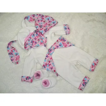 

Комплект "Зайка" 4х предметный Комбинезоны для малышей 0-6 мес