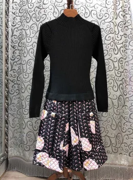 

2019 New Arrival New Plaid Stitching Loose Wool Women Sweater Size S M L Free Shipping Worldwide