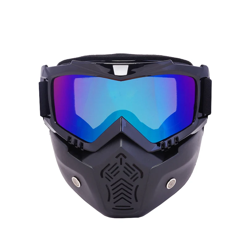 Распродажа для мужчин и женщин, лыжная маска для сноуборда, зимние лыжные очки для снегохода, ветрозащитные очки для катания на лыжах, стекло для мотокросса, солнцезащитное стекло es с фильтром для рта - Цвет: S23