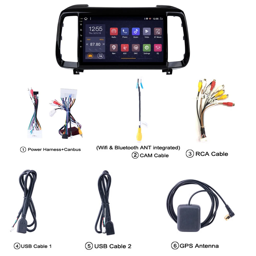 Cheap For Hyundai ix35 2018 Car Radio 2G+32G MP5 player Android 8.1 9" GPS Navi multimedia system Head unit audio stereo Carplay SWC 1