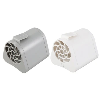 

Mini Portable Waist Fan Rechargeable USB Powered Fan Low Noise Mini Desk Fan with USB Charging Cable, Suitable for Camping, Cycl