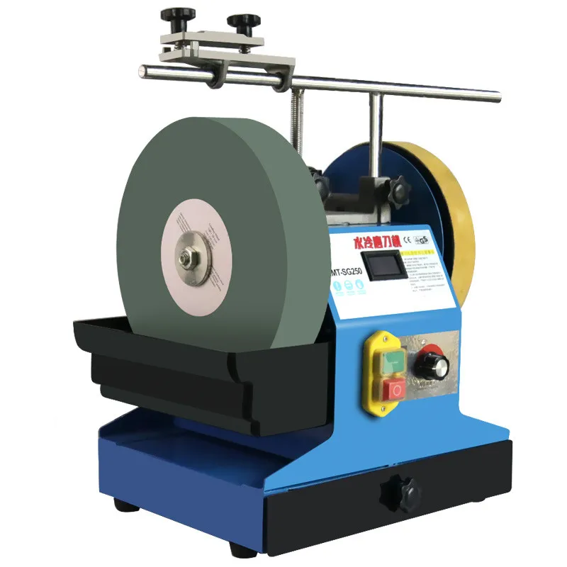 

220V Water Mill Grinder Water Cooling Grinding Machine Grinding Wheel Electric Knife Sharpener Desktop Small Household Scissors