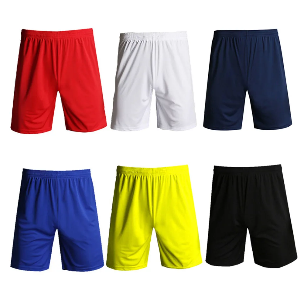 Повседневные спортивные быстросохнущие мужские шорты для бега, бега, футбола, фитнеса с эластичной резинкой на талии