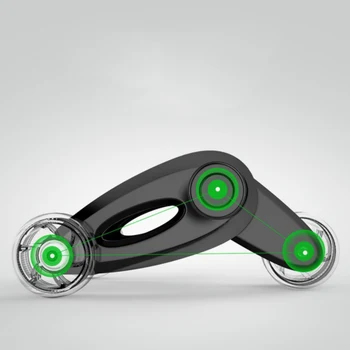 

Foldable Abdominal Wheel Abdominal Muscle Wheel Roller Home Fitness Equipment Male And Female Training Device Abdomen