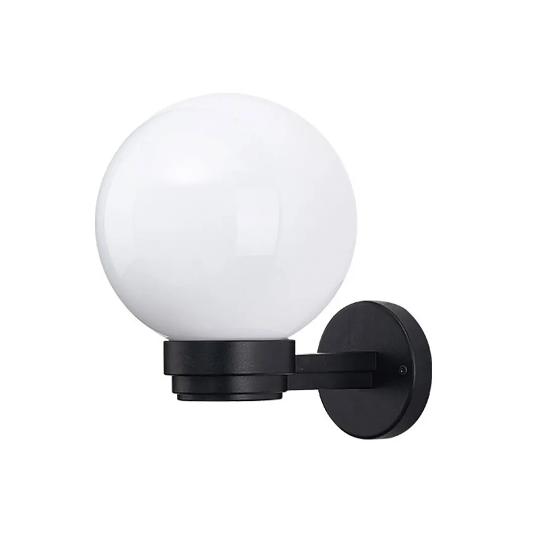 Indoor Outdoor Wall Light with White or Clear Acrylic Globe Shade for Entryway Porch Patio Exterior E27 Base Socket Wall Lantern indoor outdoor wall light with white or clear acrylic globe shade for entryway porch patio exterior e27 base socket wall lantern