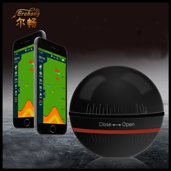 

Erchang sonar fish finder for fishing bluetooth deep sonar fish finder for IOS Iphone Android, fish finder wireless on the lake