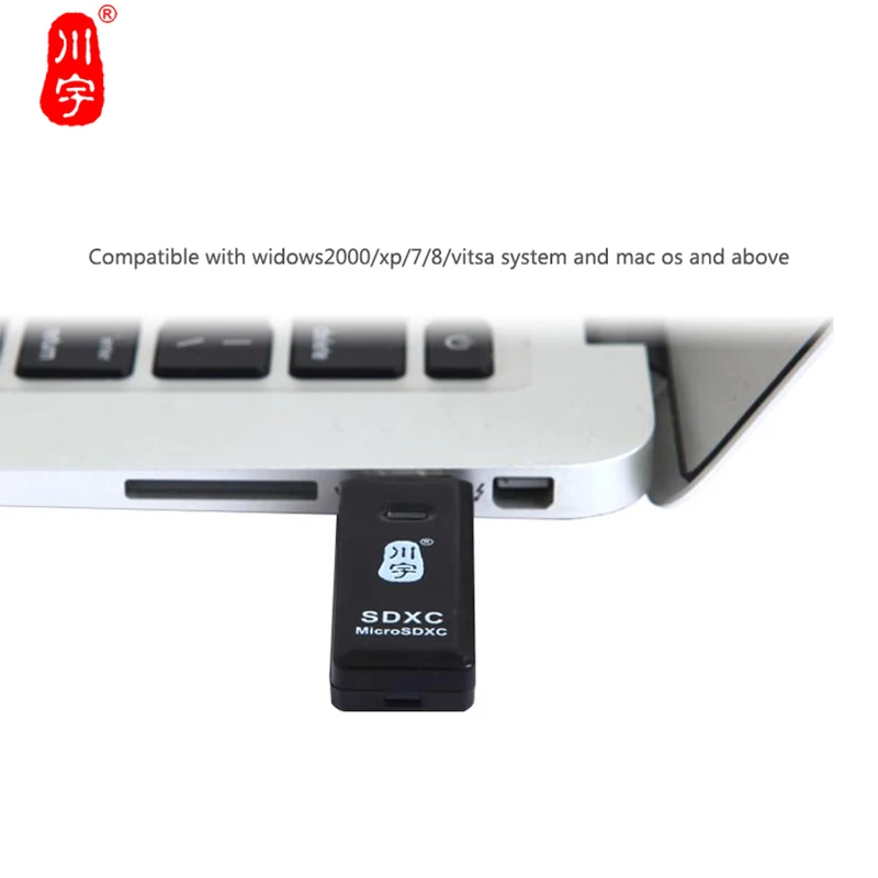 

chuanyu C296 SD TF Memory Card Adapter for Laptop Portable Mini Memory Multi-card ReaderUSB 2.0 High speed Interface