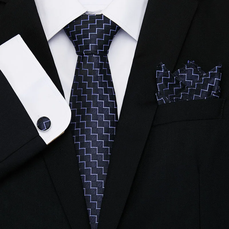 

Men's Tie Set Purple Yellow Paisley Striped Silk Neck Ties Handkerchief Set 8cm Necktie Pocket Square For Men Wedding