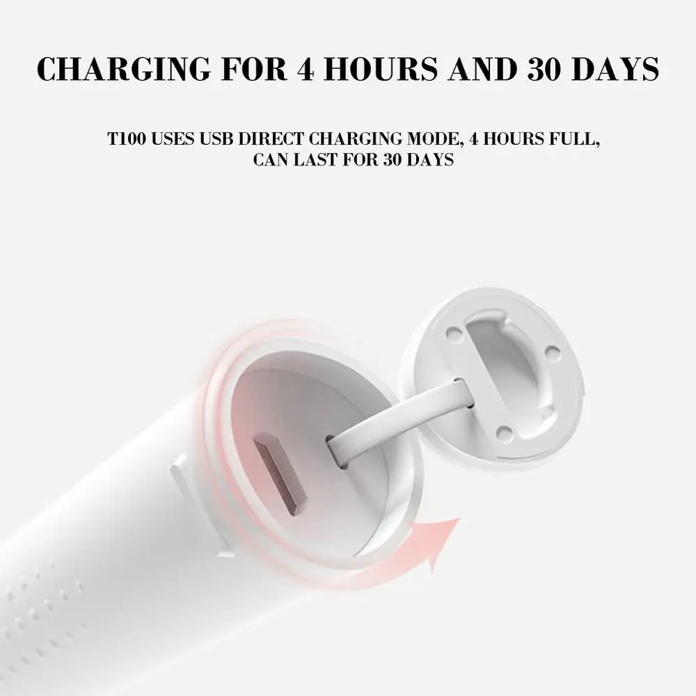For Xiaomi Mijia T100 Mi Smart Electric Toothbrush 46g 2 Speed Xiaomi Sonic Toothbrush Whitening Oral Care Zone Tool new color For Xiaomi Mijia T100 Mi Smart Electric Toothbrush 46g 2 Speed Xiaomi Sonic Toothbrush Whitening Oral Care Zone Tool new color