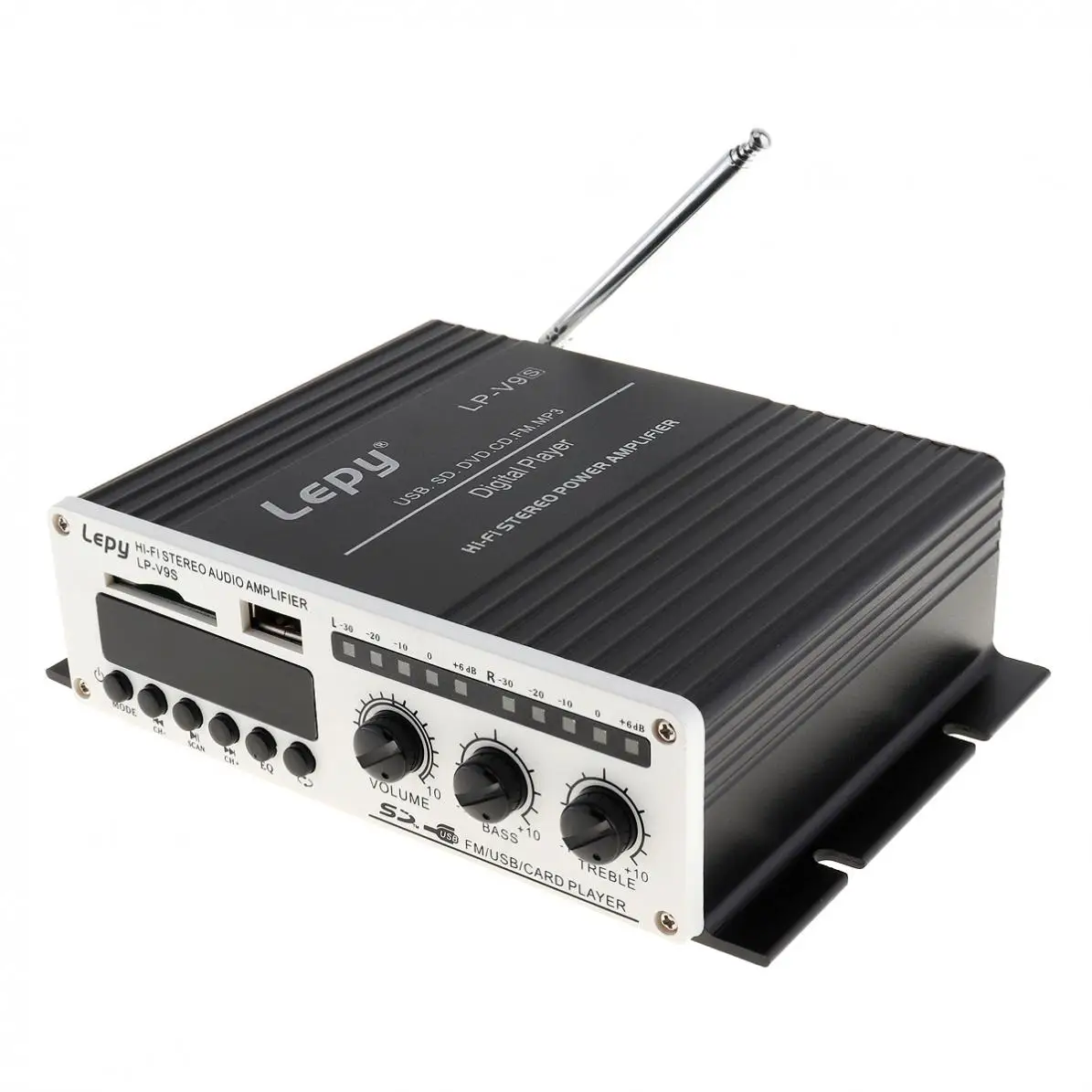 V9S 2CH 20Wx2 Bluetooth Hi-Fi цифровой аудио плеер Автомобильный усилитель fm-радио стерео плеер Поддержка SD/USB/MP3/DVD вход