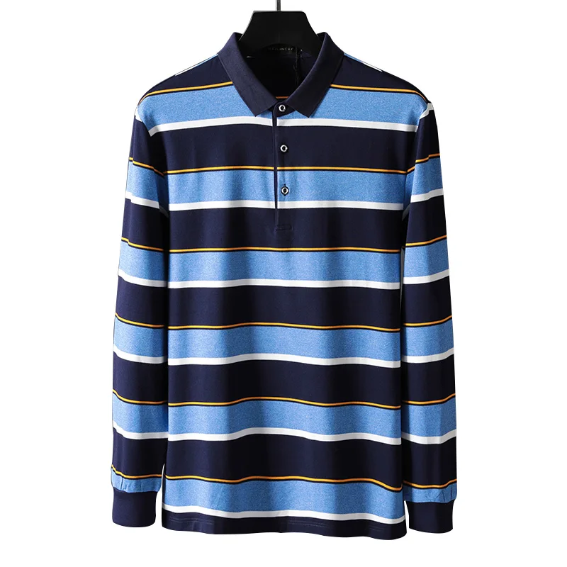 Модная футболка поло Для мужчин Camisa Polo Masculina Фирменная Новинка Для мужчин s Slim Fit с длинным рукавом рубашки поло, повседневный стиль хлопковые рубашки-поло Hombre 3XL