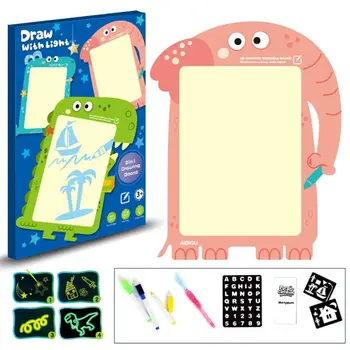 

A4 Draw with Light in Dark Children Kids Heavy Duty Drawing Board Set