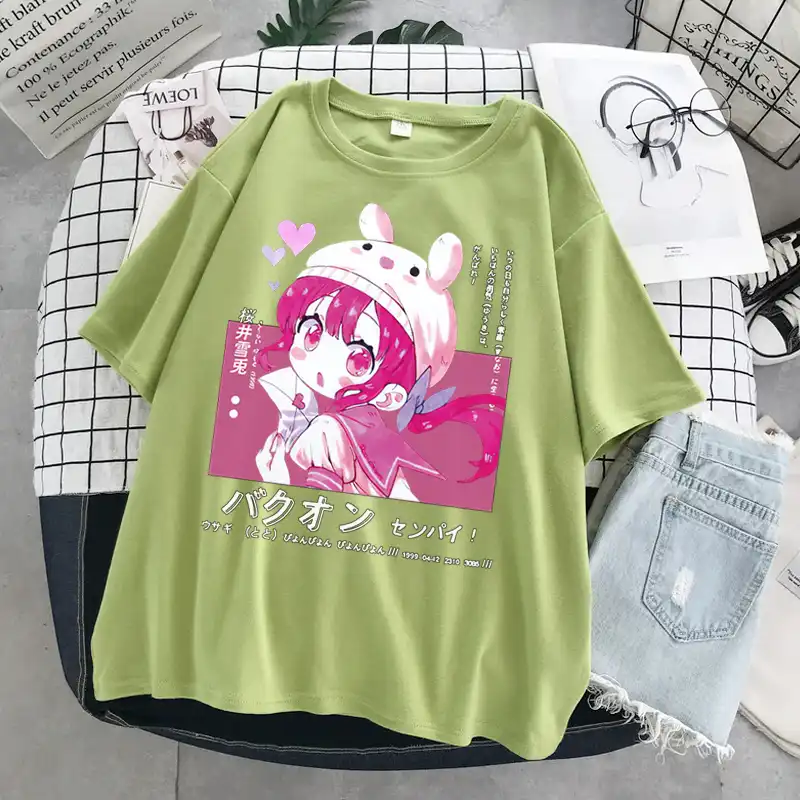 グラフィックtシャツy2kかわいい服プラスサイズの女性服アニメゴス夏服原宿美的韓国のファッションtシャツ T Shirts Aliexpress