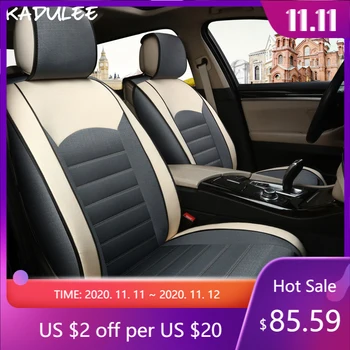 

KADULEE Universal Auto car seat cover For honda civic 2006-2011 cr-v accord 7 city FIT car accessories seat protector styling