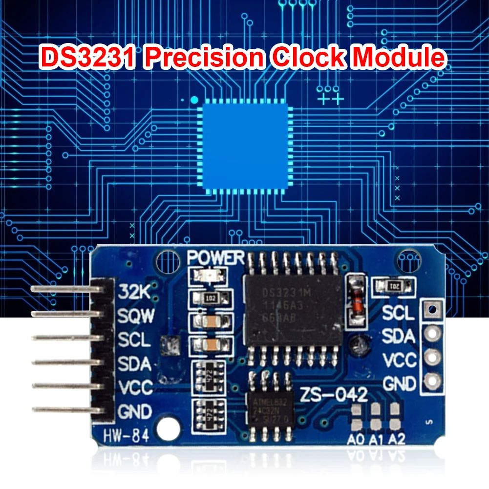 5pcs Moduli RTC AT24C32 Per Arduino | Orologio Tempo Reale Ad Alta Precisione | Con Memoria 32K - Foto 2