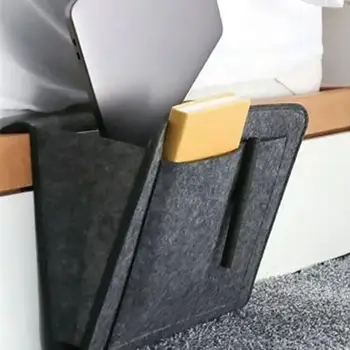 

Felt Bedside Storage Organizer Hanging Caddy Bed Holder Pockets Bed Pocket Sofa Organizer Book Felt Pockets
