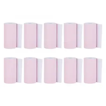 

10 Rolls Pink Thermal Receipt Printing Paper for 58mm Thermal Printer Computer Printer