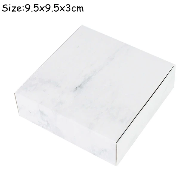 6pcs Multi-size Paper Boxes DIY HANDMADE Marbling Candy Boxes Wedding Birthday Party Cake Treat Gift Package Decoration Supplies Z33